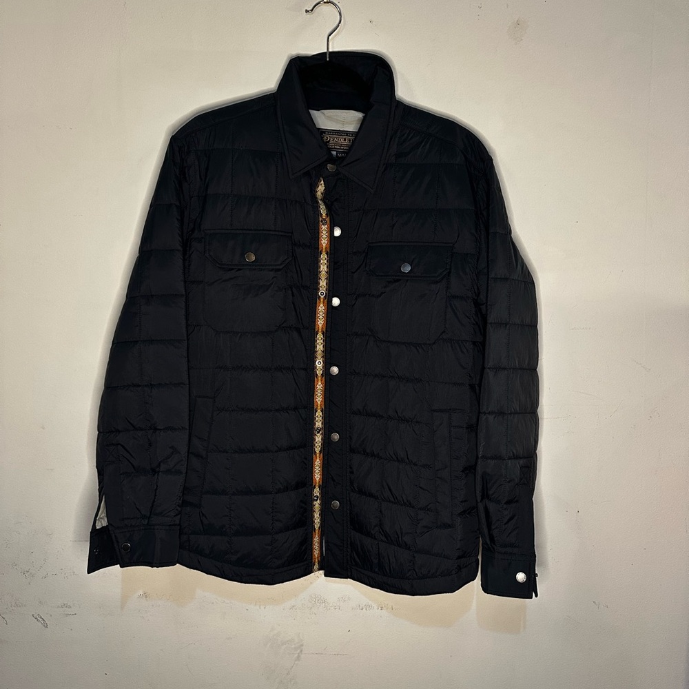 Dark blue Quilted Men's Jacket